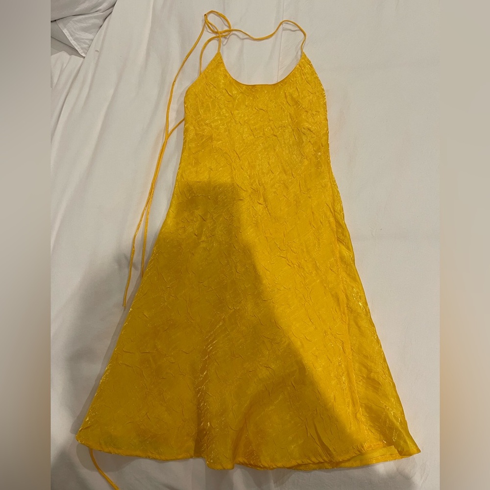 The Line by K Sunny Yellow Mini Dress
